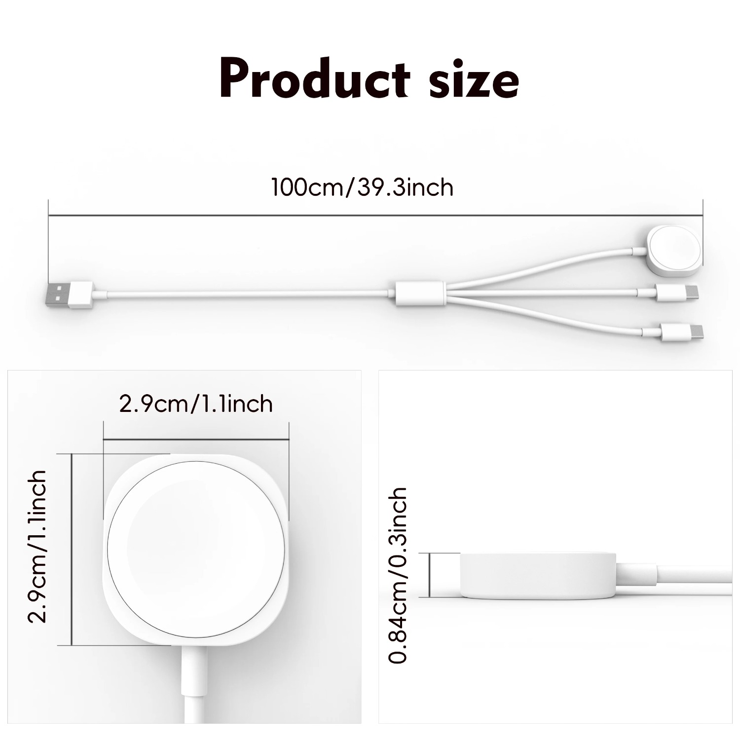 Kabel Pengisi Daya Magnetik 3  - Watch Charger Cable ulasan dan harga