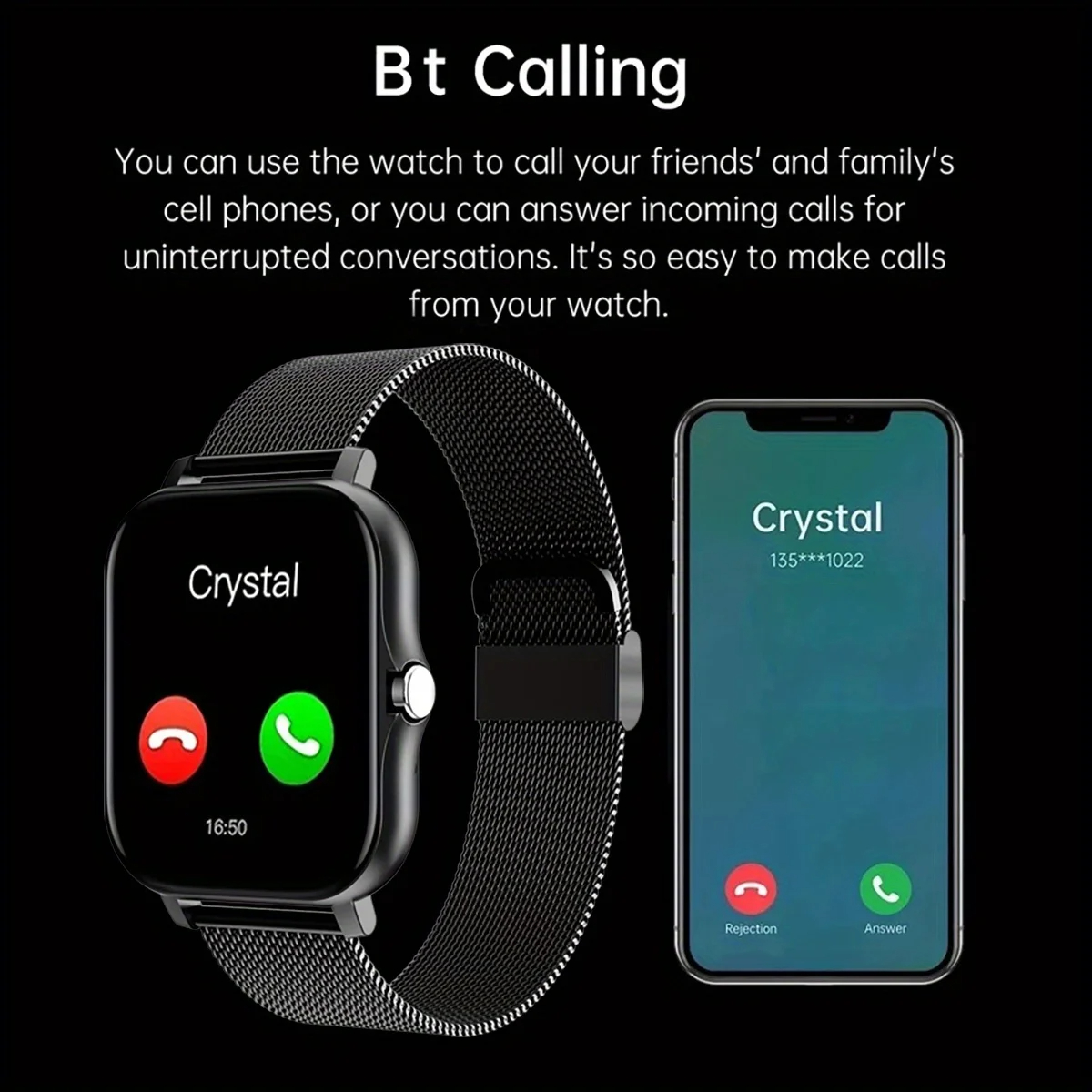 Jam Tangan Pintar untuk Androi - Smartwatch Instagram ulasan dan harga