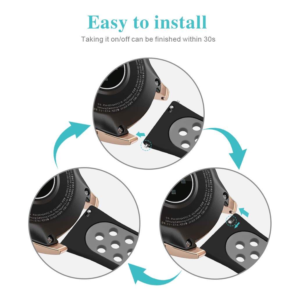 Tali jam tangan untuk Samsung  - Xiaomi Smartwatch S3 Accessories ulasan dan harga