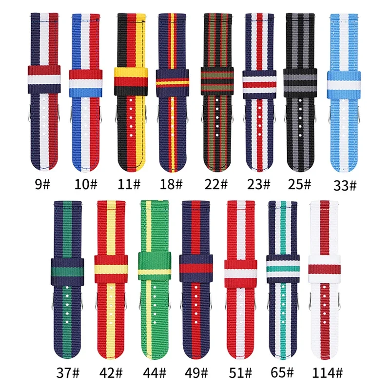 Tali nilon tenun 20mm 22mm unt - Nylon Nato Strap ulasan dan harga