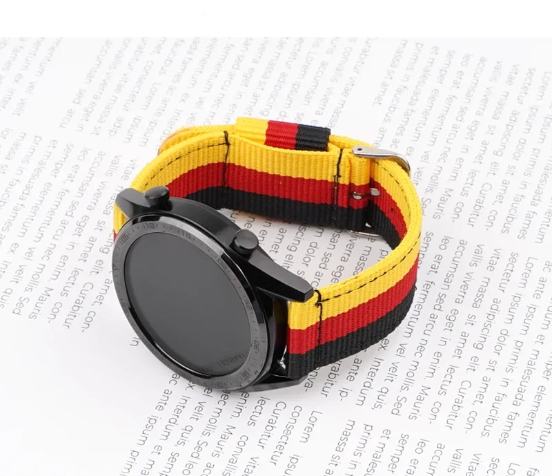 Tali nilon tenun 20mm 22mm unt - Nylon Nato Strap ulasan dan harga