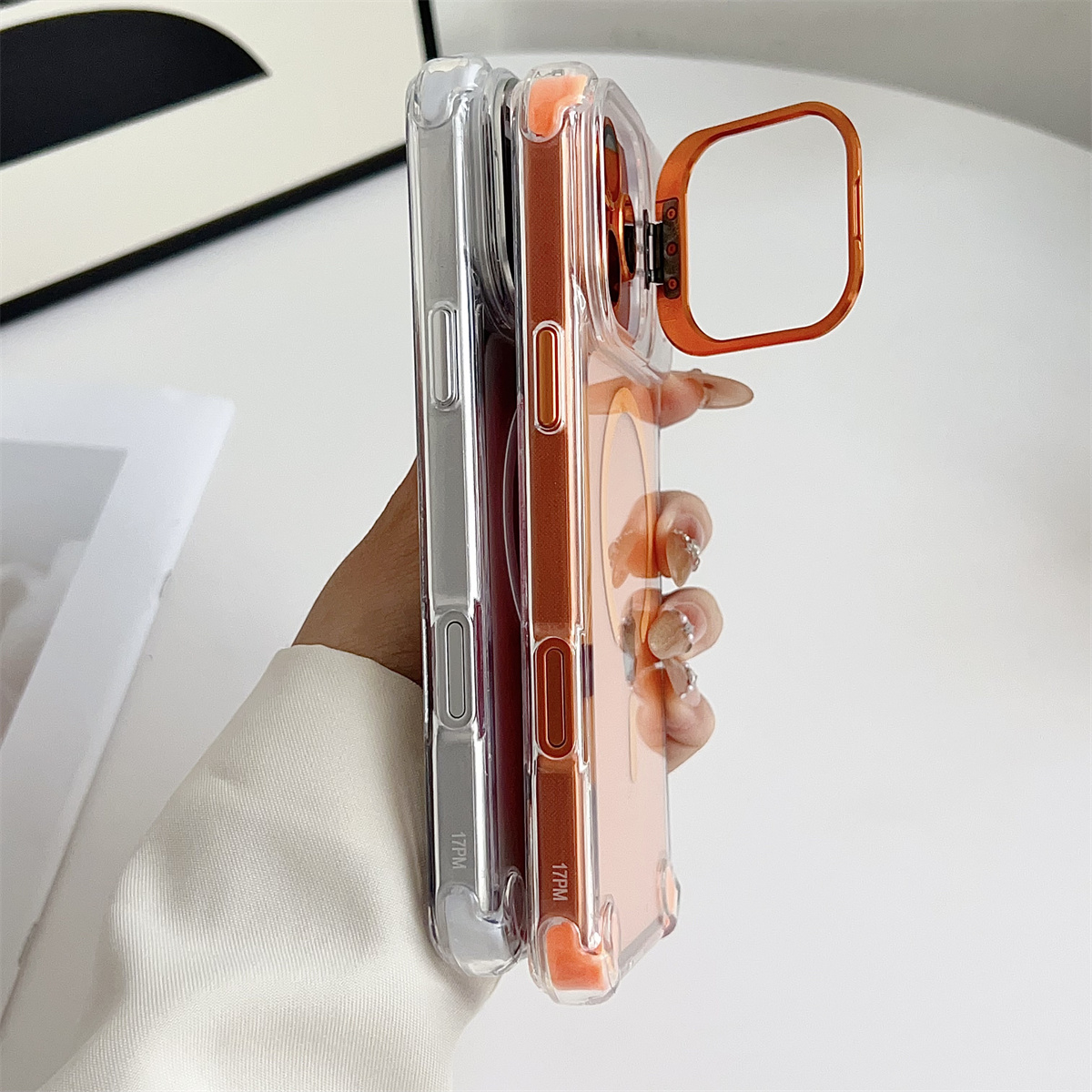 Casing Ponsel Transparan Magne - Magnetic Charging Stand ulasan dan harga