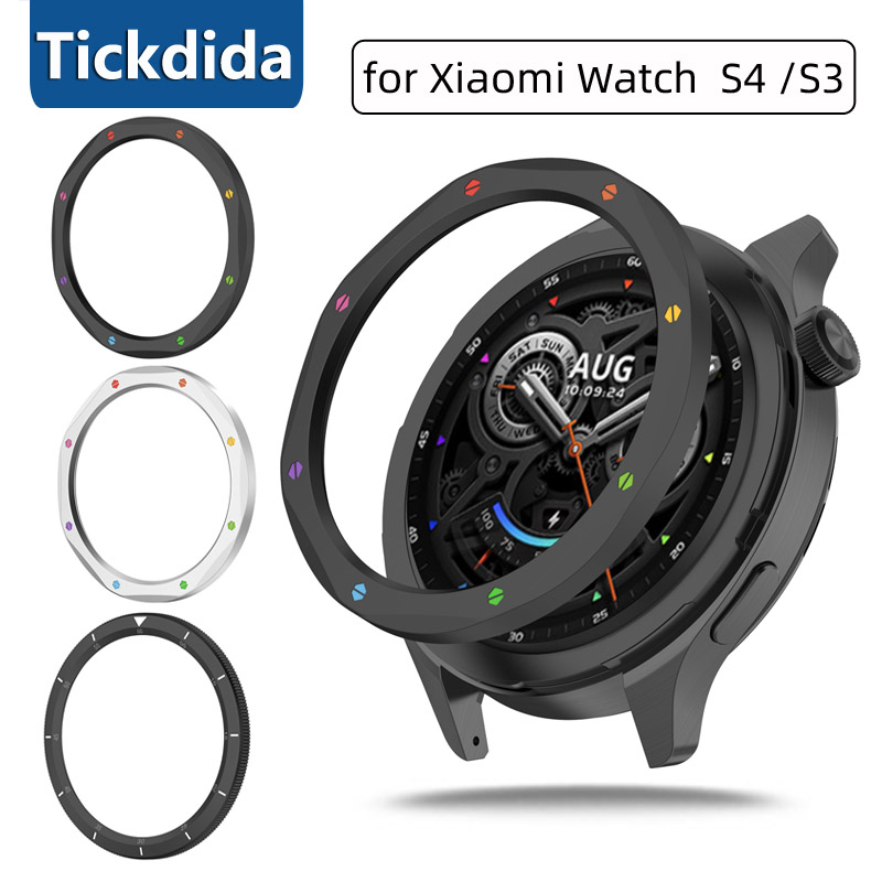 Casing cincin Bezel logam untu - Xiaomi Smartwatch S3 Accessories ulasan dan harga