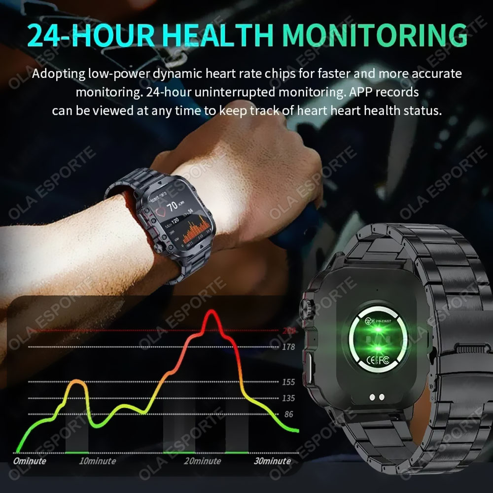 Jam Tangan Pintar Militer Baru - Smartwatch X12 ulasan dan harga