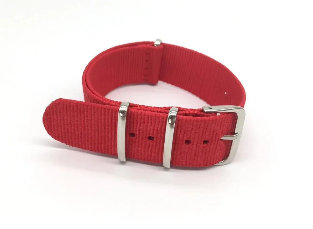 Tali Nilon Merah Pria & Wanita - Nylon Nato Strap ulasan dan harga