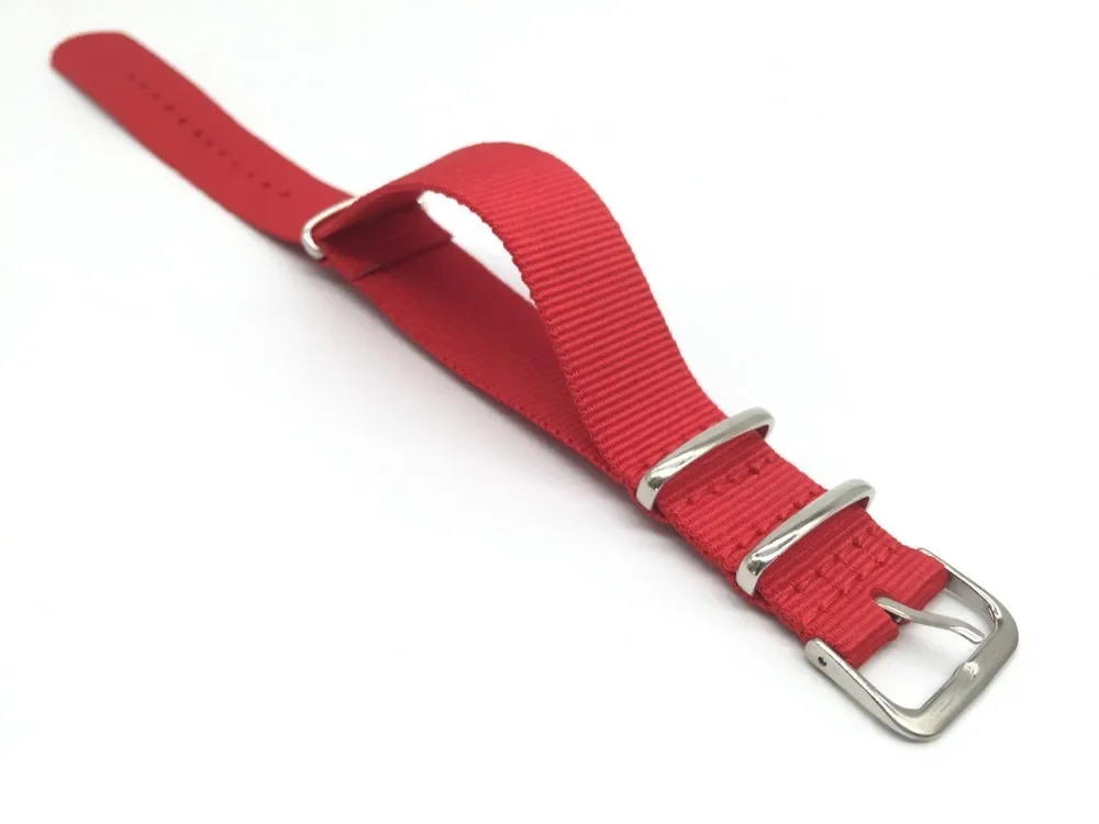 Tali Nilon Merah Pria & Wanita - Nylon Nato Strap ulasan dan harga