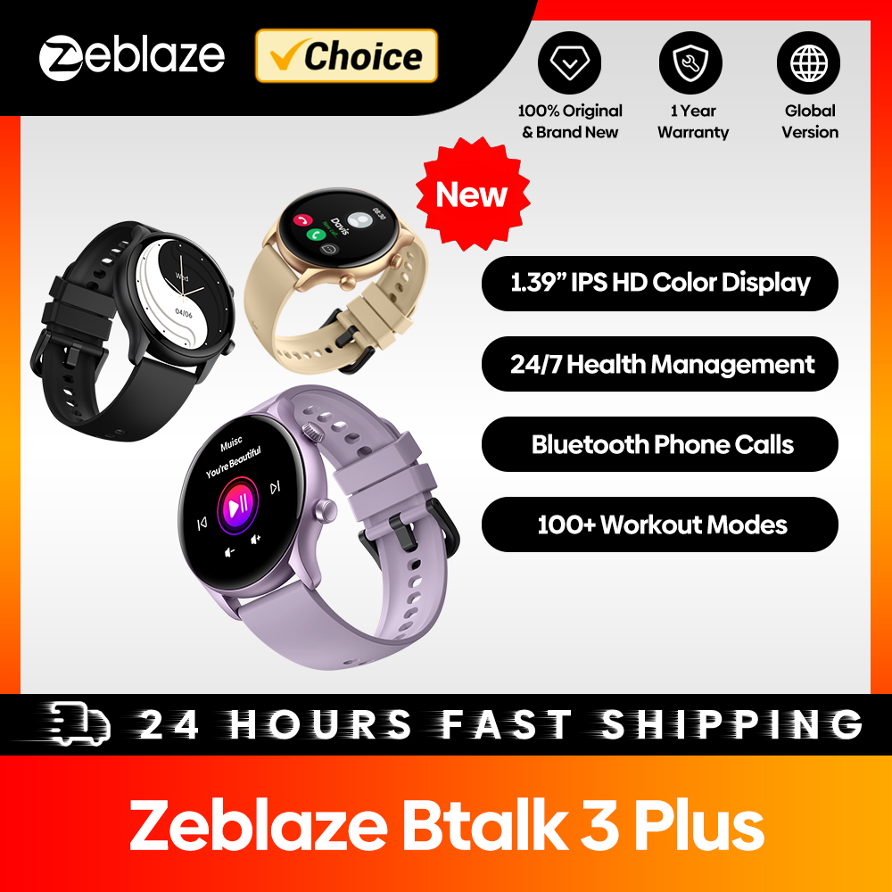Zeblaze Btalk 3 Plus jam tanga - Smartwatch Faces ulasan dan harga