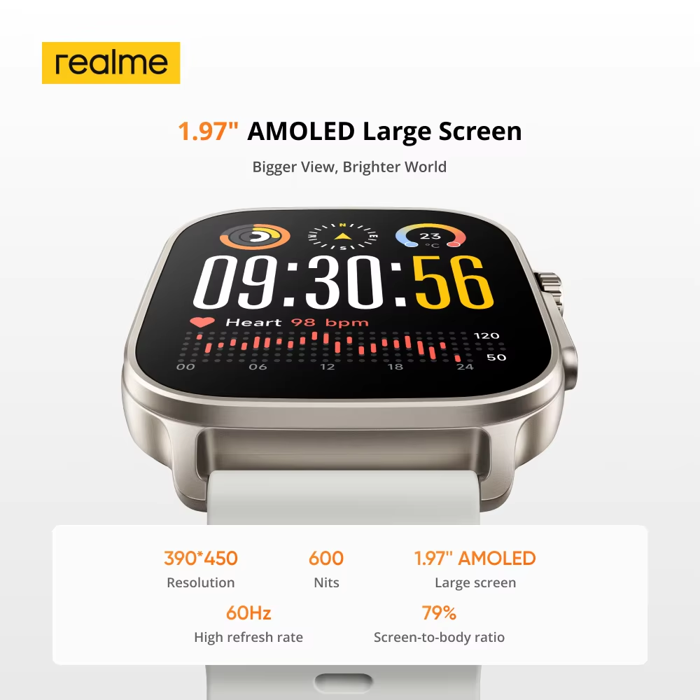 Versi Global realme watch 5 1. - Smartwatch Faces ulasan dan harga