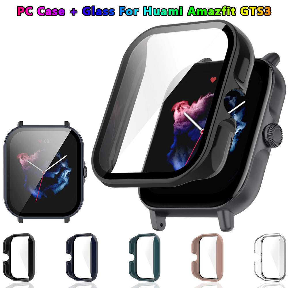 Casing + kaca Tempered untuk A - Amazfit Smartwatch Accessories ulasan dan harga