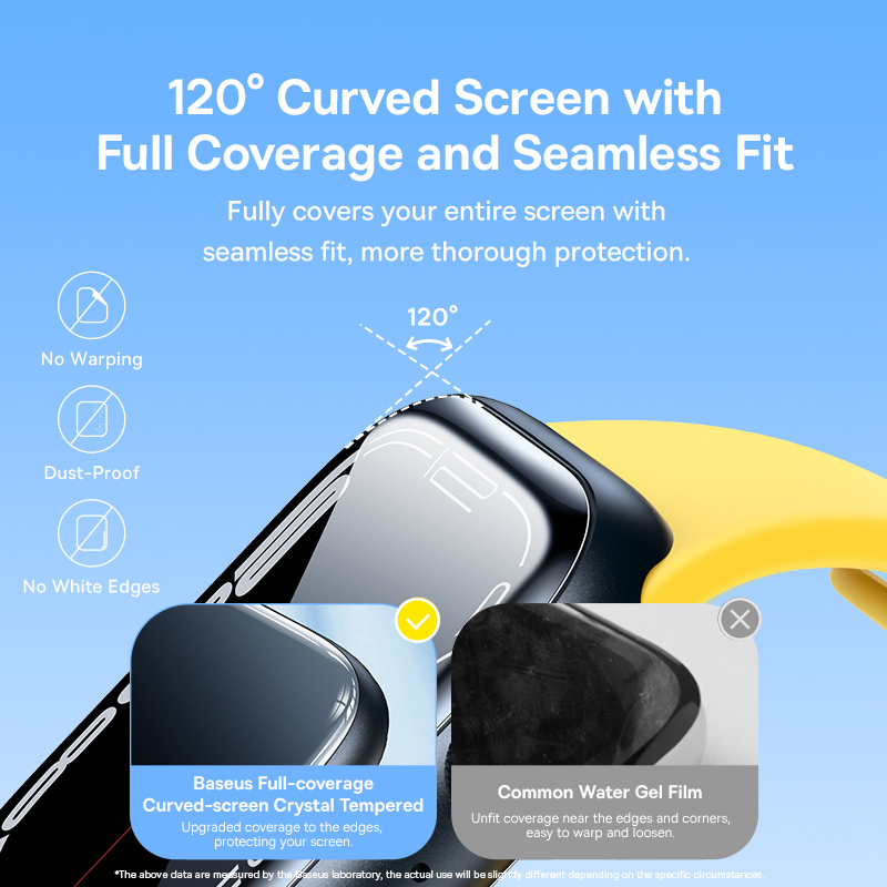 Film kaca Tempered untuk Apple - Watch Face Protector ulasan dan harga