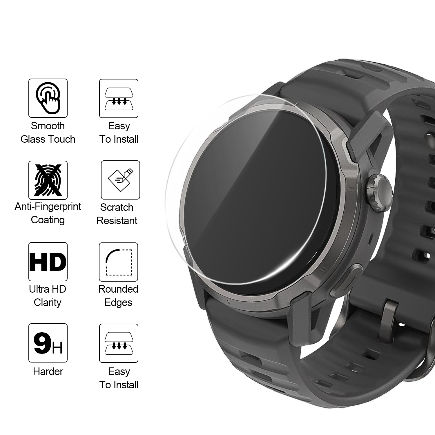 2 Buah Pelindung Jam Tangan un - Watch Face Protector ulasan dan harga