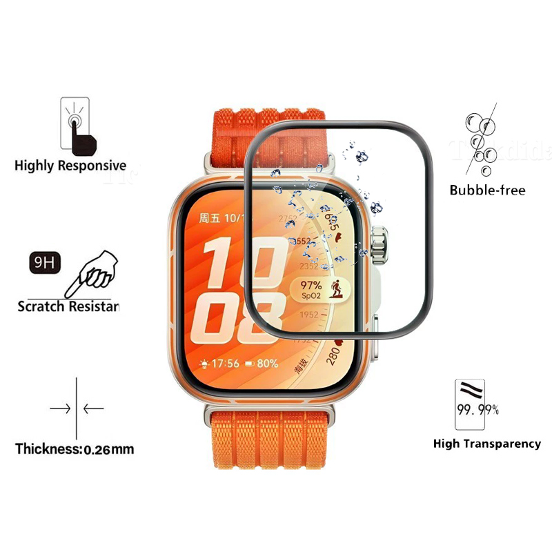 Kaca Tempered Lembut untuk Hua - Huawei Smartwatch Accessories ulasan dan harga