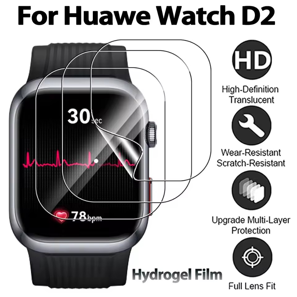 3 Buah Film Hidrogel TPU untuk - Huawei Smartwatch Accessories ulasan dan harga