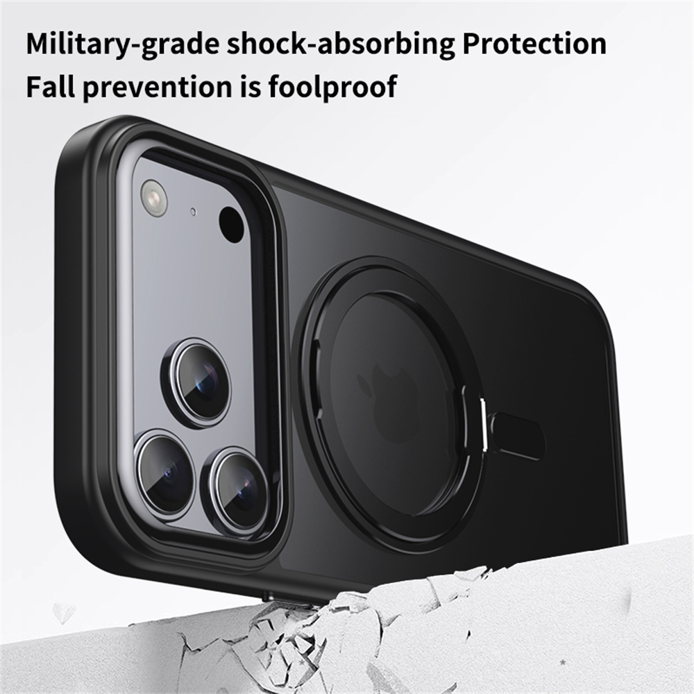 Casing Ponsel Bening Dudukan C - Magnetic Charging Stand ulasan dan harga